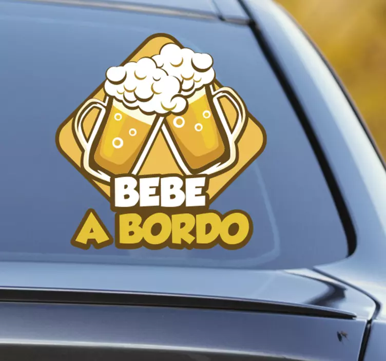 Vinil autocolante para carro bebé - TenStickers