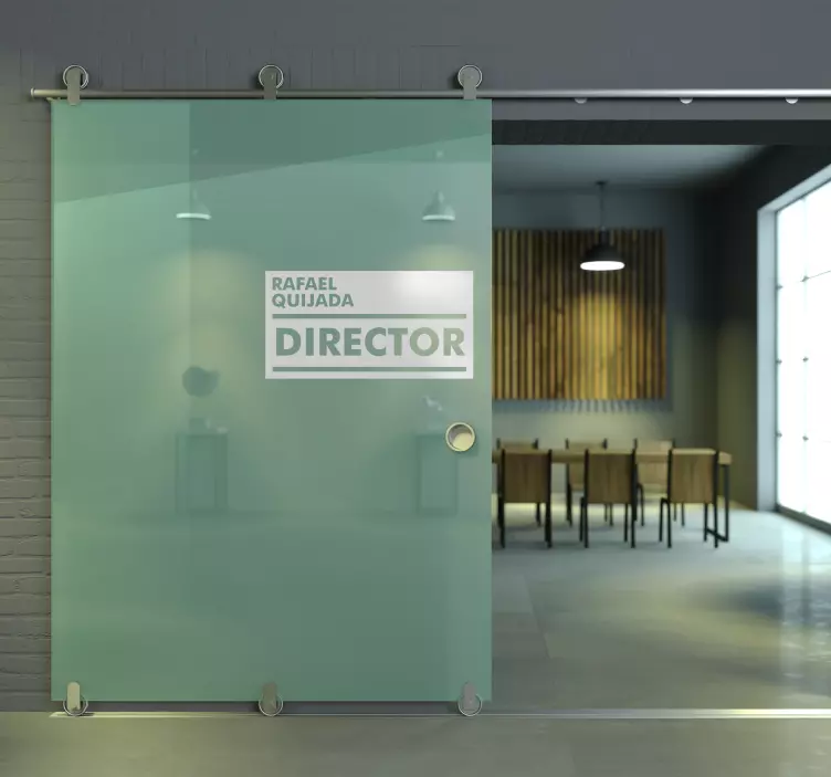 Autocolante para portas personalizável - TenStickers