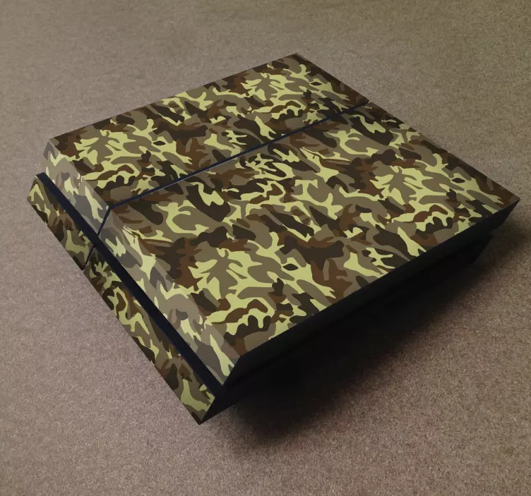 Vinil Autocolante PS4 Camuflagem - TenStickers