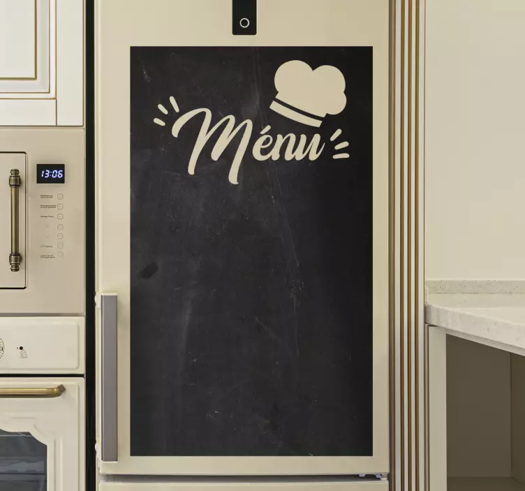 Vinil autocolante decorativo quadro-negro Menu - TenStickers