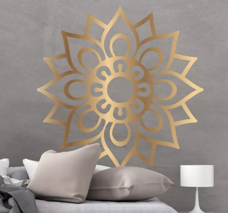 Autocolantes com padrões florais Mandala de memória medieval - TenStickers