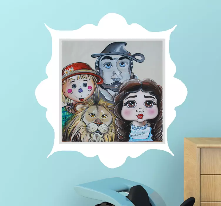 Vinil conto do feiticeiro de OZ - TenStickers