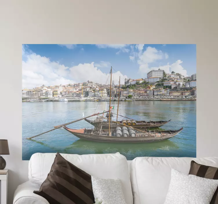 Vinil de cidades e países Porto - TenStickers
