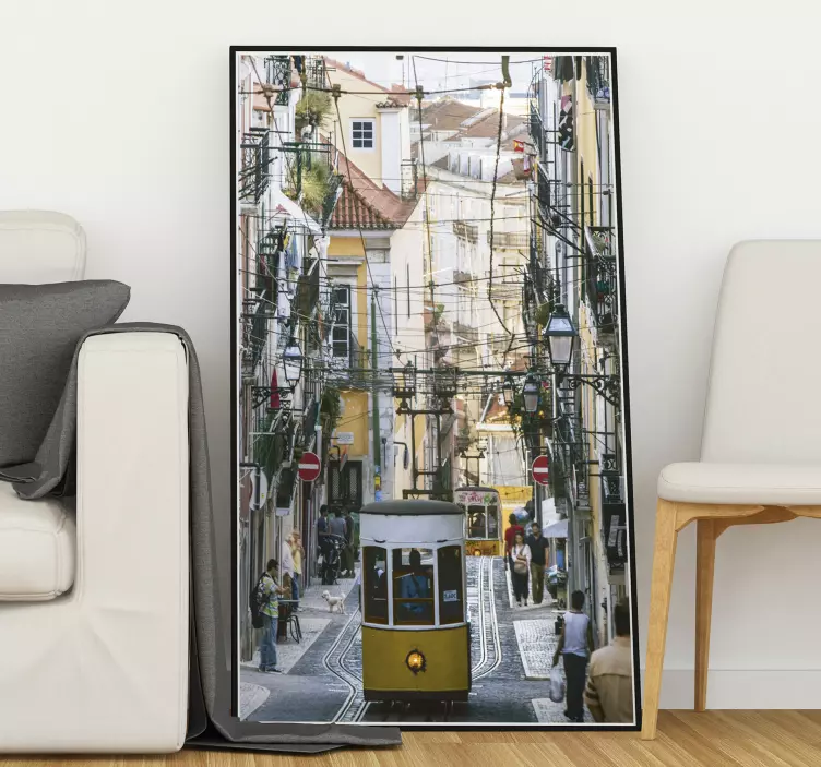 Vinil de cidades e países Rua de Lisboa - TenStickers