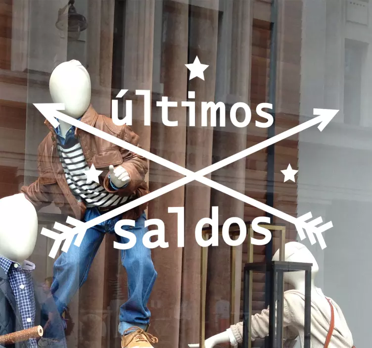 Vinil decoração de montras últimos saldos - TenStickers