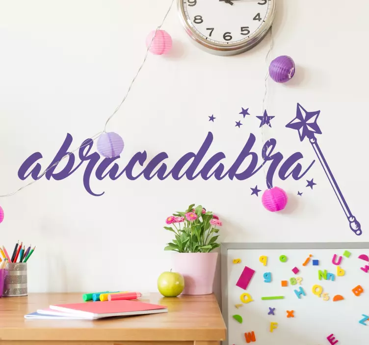 Vinil decorativo abacadabra - TenStickers