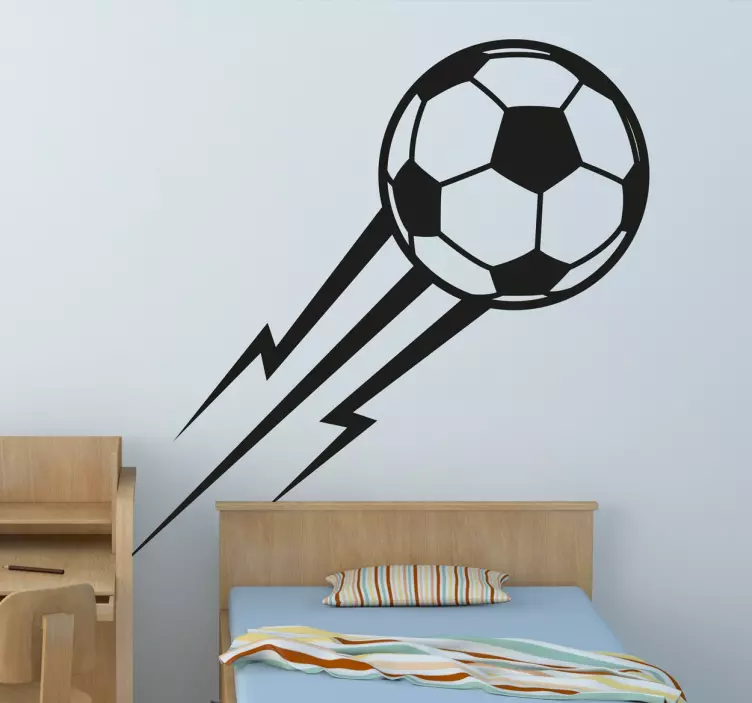 Vinil decorativo bola com raio - TenStickers