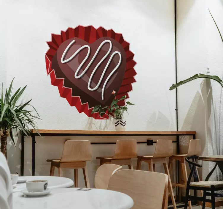 Vinil decorativo bombom São Valentim - TenStickers