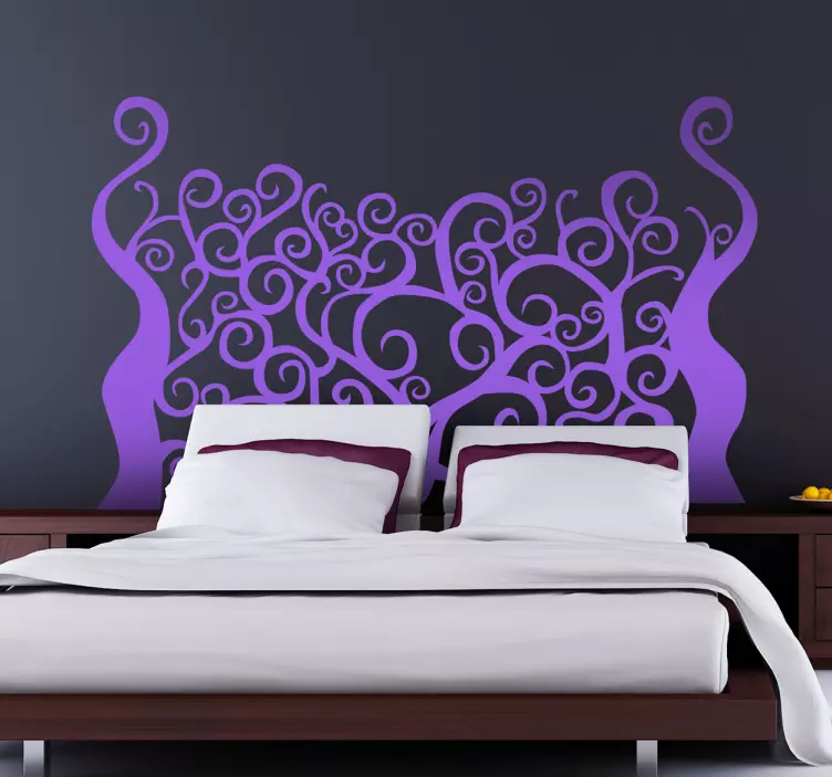 Vinil decorativo cabeceiro de cama - TenStickers