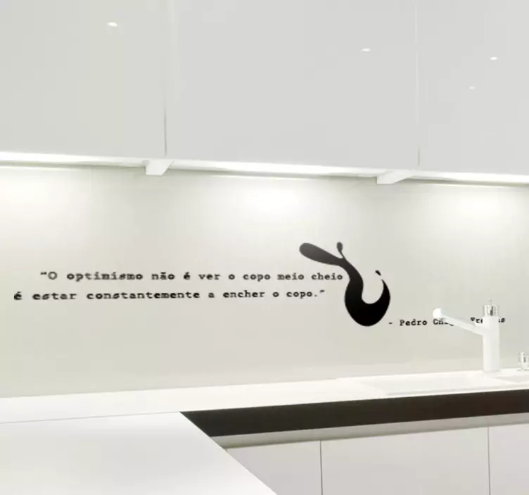 Vinil decorativo citação Chagas Freitas - TenStickers