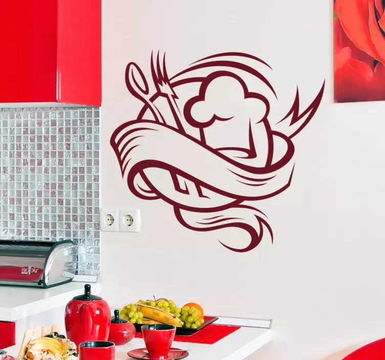 Vinil decorativo comida cozinha - TenStickers