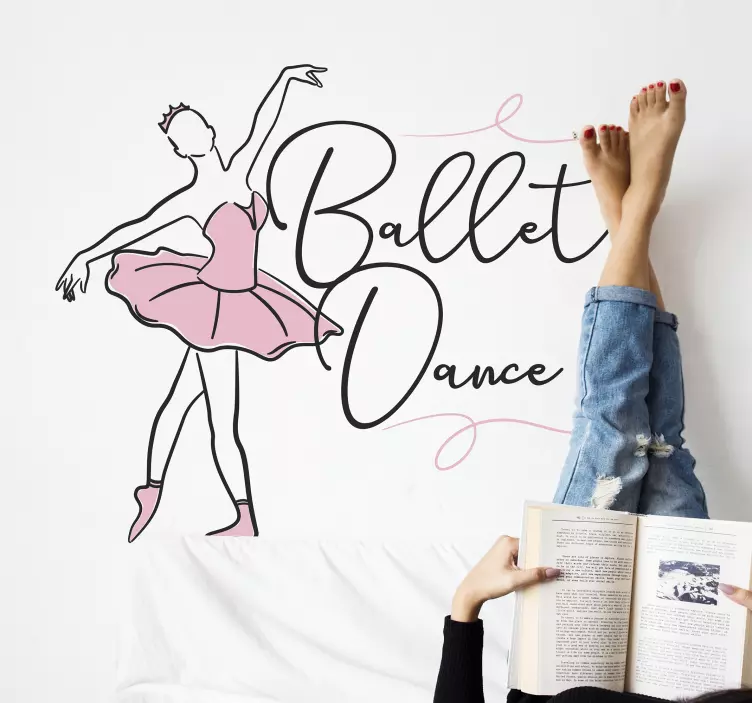 Vinil decorativo de dança Ballet Dance - TenStickers