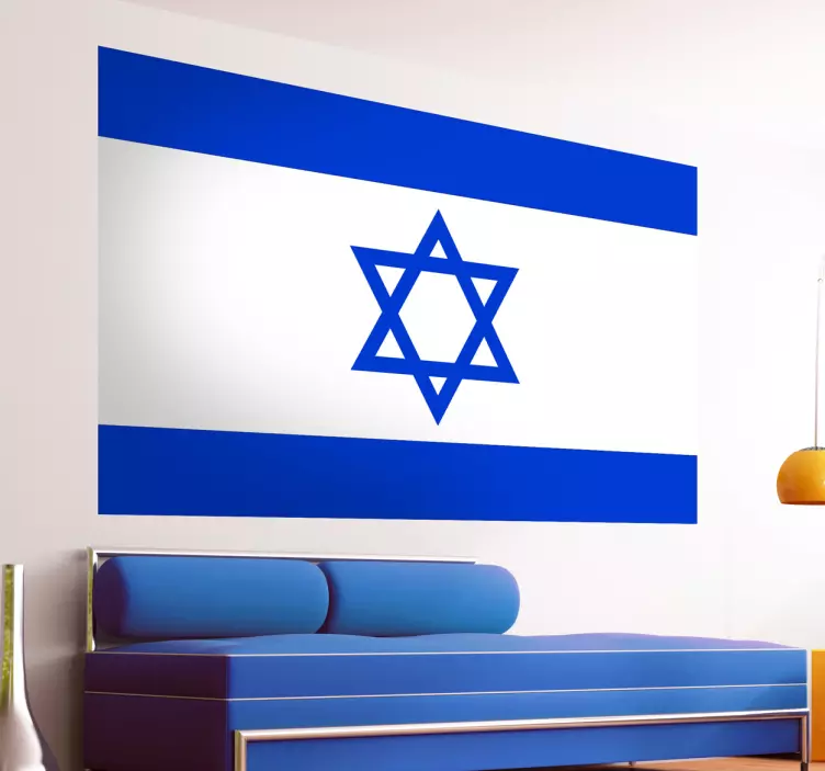 Autocolante decorativo de países bandeira de Israel - TenStickers