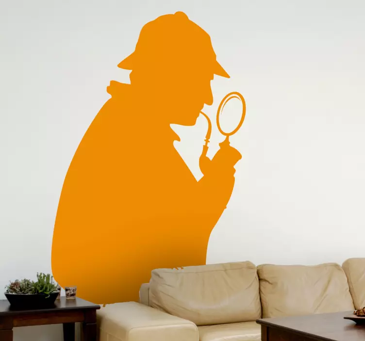Autocolante decorativo de personagens Sherlock Holmes - TenStickers
