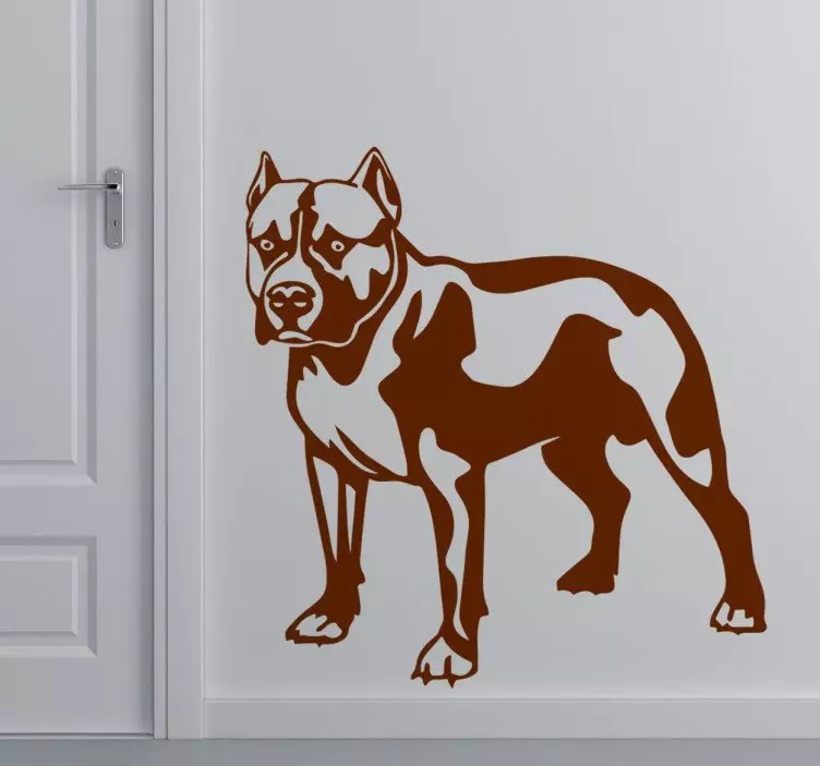 Vinil decorativo de pitbull - TenStickers