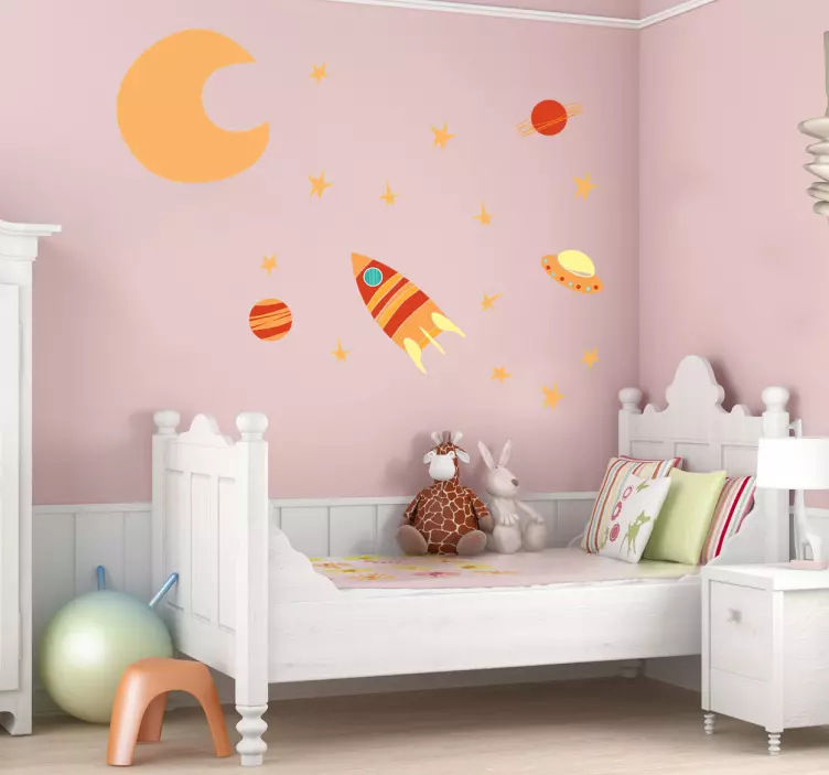 vinil decorativo do espaço infantil - TenStickers