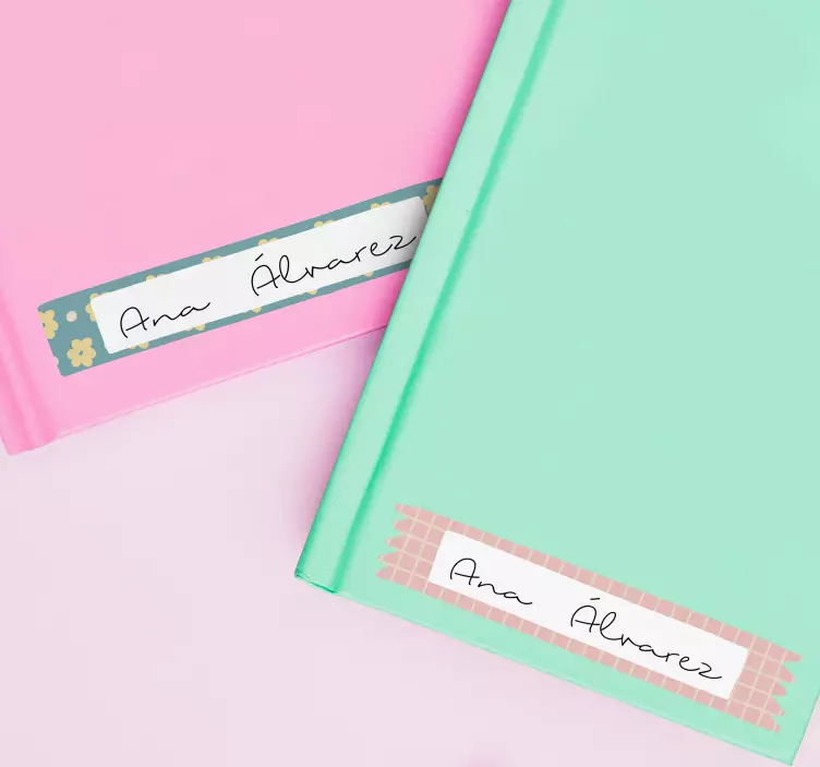 Etiquetas autocolantes bonitas para cadernos - TenStickers