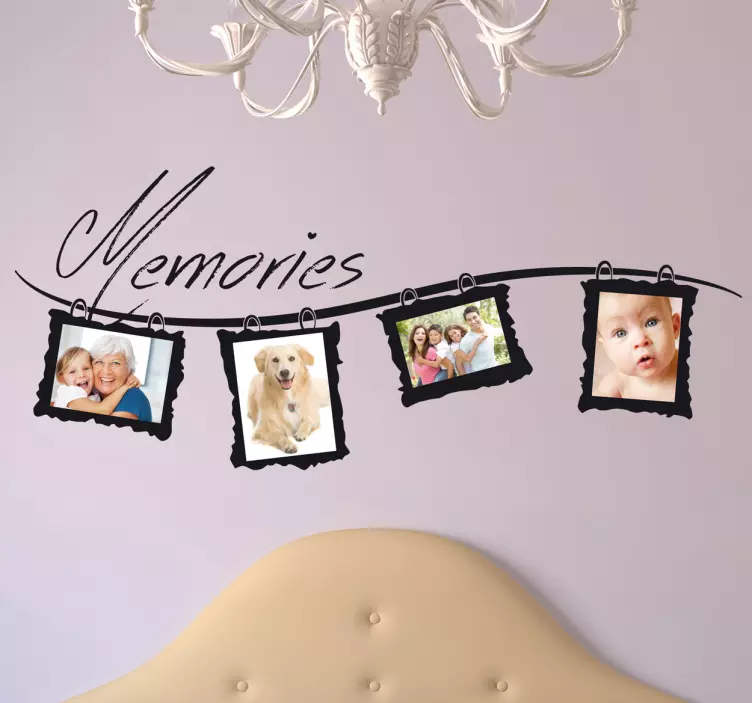 Vinil decorativo fotos memories - TenStickers