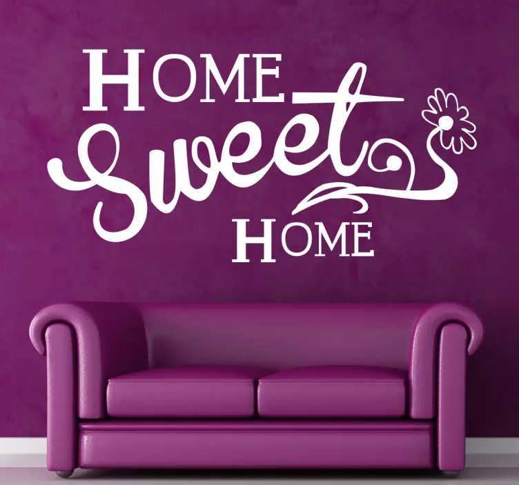 Vinil decorativo Home Sweet Home - TenStickers