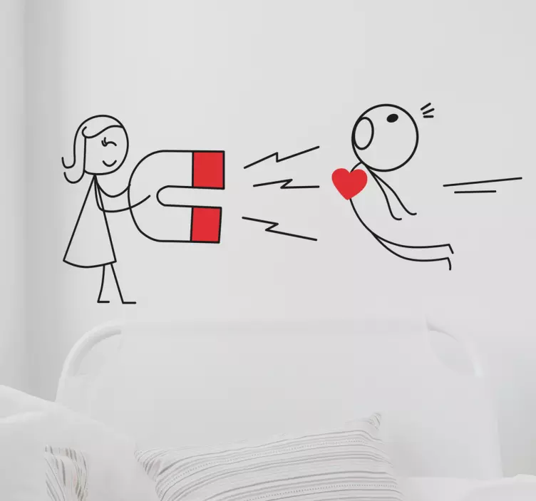 Vinil decorativo íman menina - TenStickers