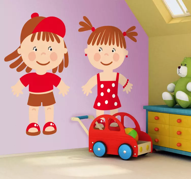 Vinil decorativo infantil par bebés - TenStickers