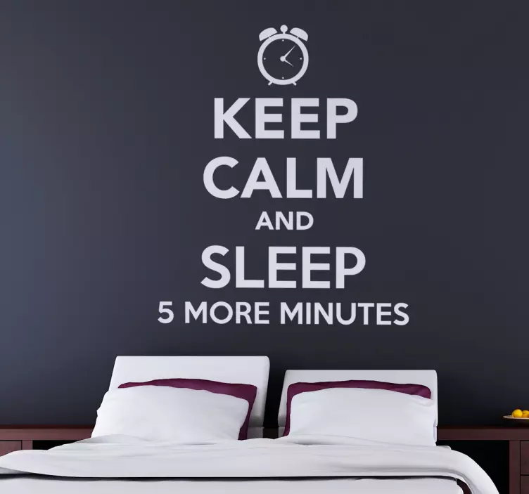 Vinil decorativo keep calm sleep - TenStickers