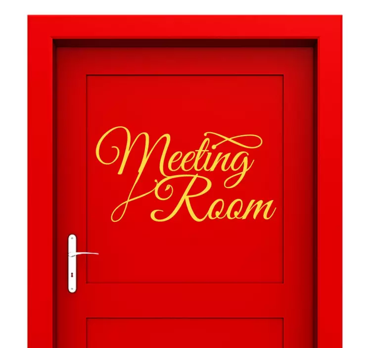 Vinil decorativo meeting room - TenStickers