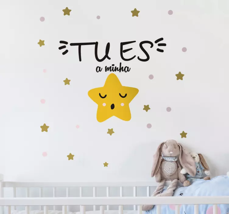 Vinil decorativo minha estrella - TenStickers