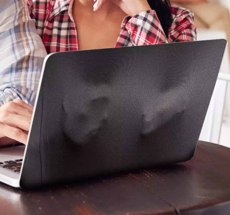 Autocolante para pc Casal na lona - TenStickers