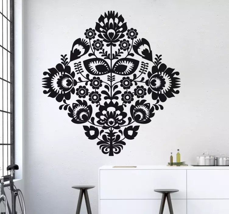 Vinil decorativo polaco ornamental - TenStickers