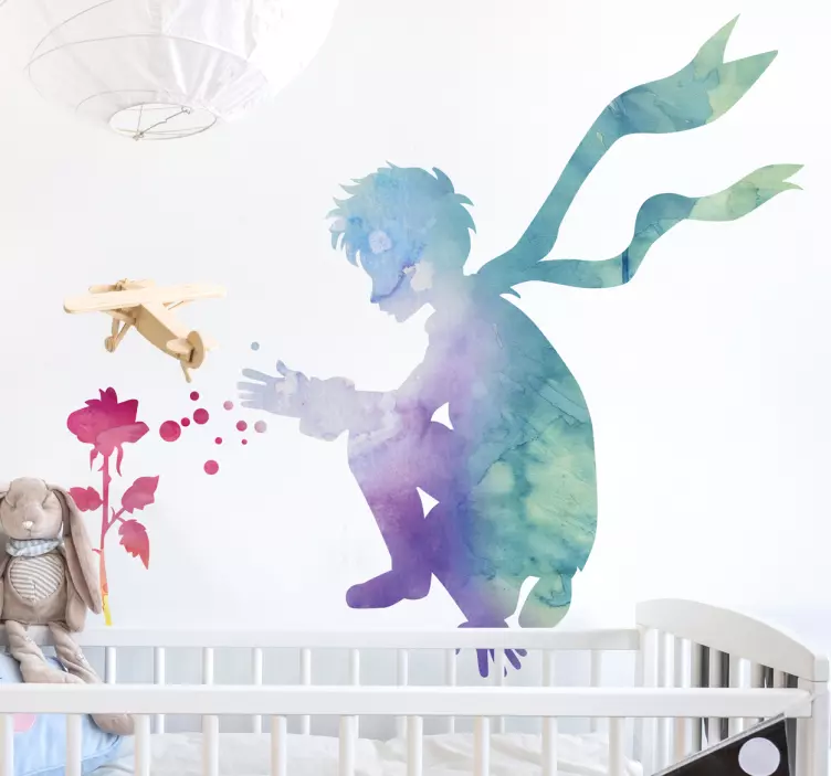 Vinil Decorativo Principezinho Silhueta - TenStickers