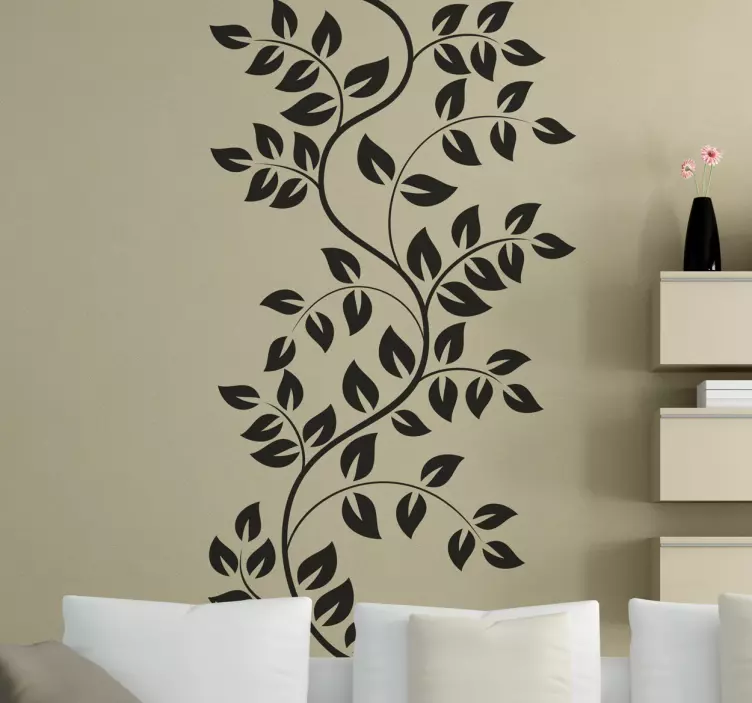 Vinil Decorativo Rama e Folhas - TenStickers