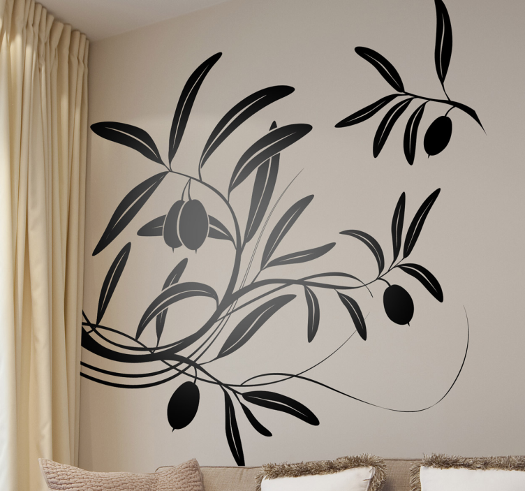 Vinil Decorativo Rama Oliveira - TenStickers
