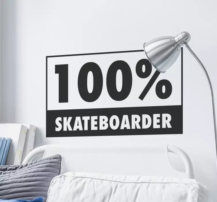 Vinil decorativo skateboarder - TenStickers