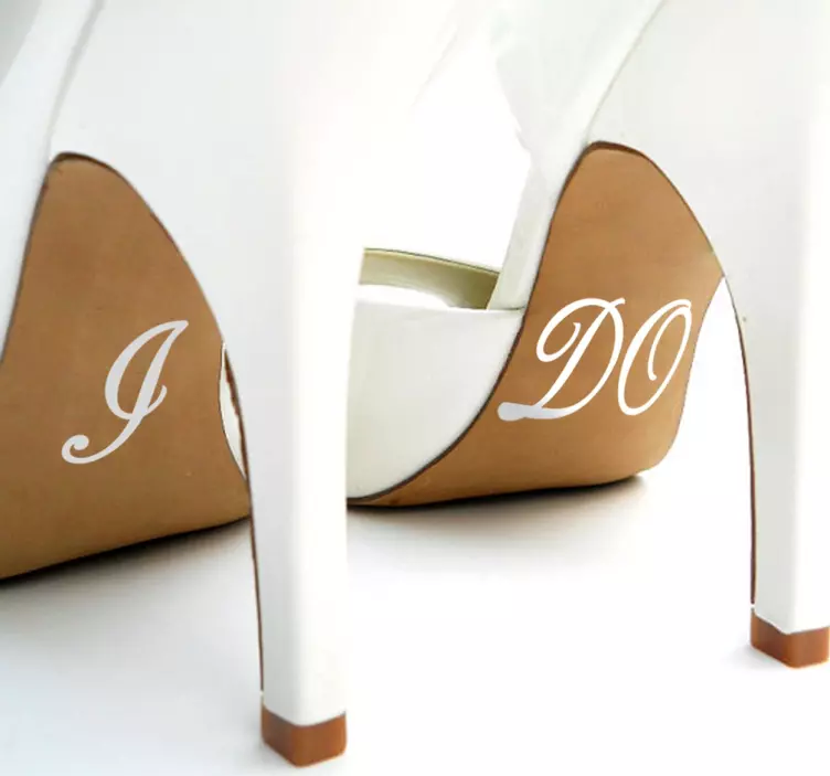Vinil decorativo stilettos casamento - TenStickers