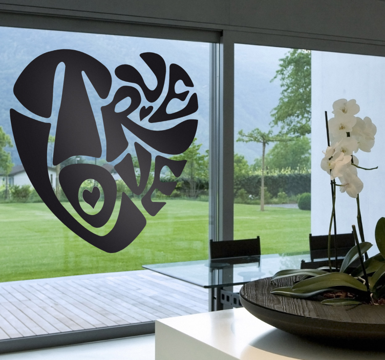Vinil decorativo true love - TenStickers