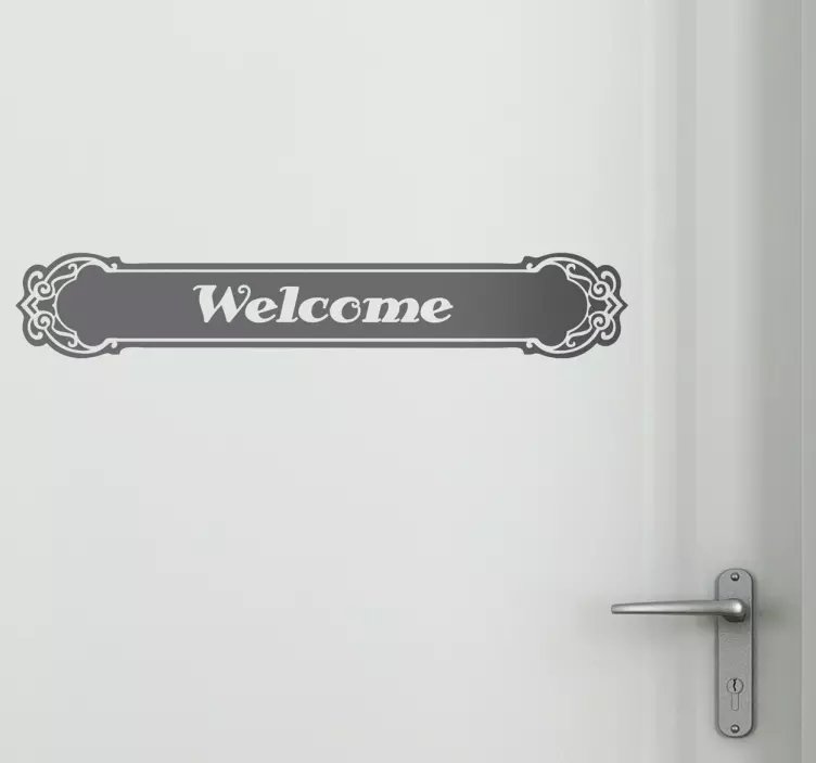 Vinil decorativo welcome clássico - TenStickers
