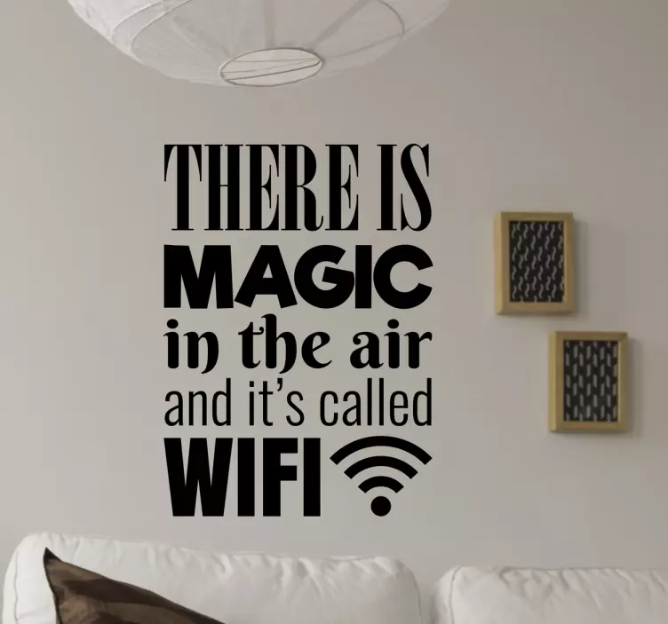 Vinil decorativo wifi - TenStickers