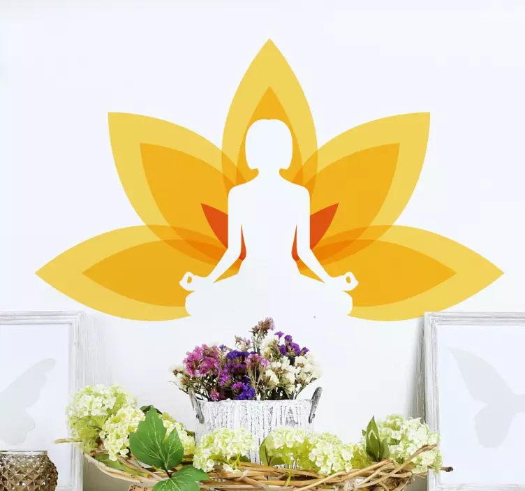 Vinil decorativo yoga - TenStickers