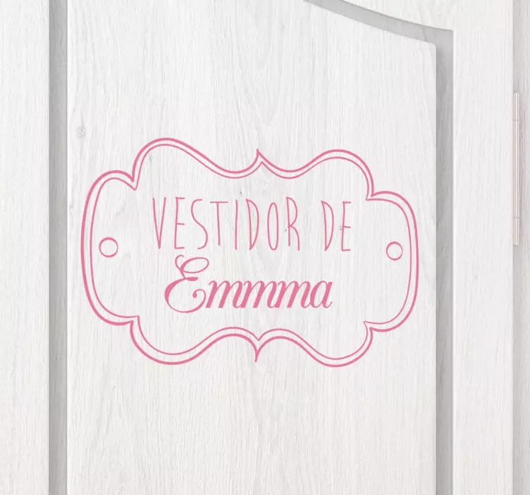 Vinil infantil para armários personalizável - TenStickers
