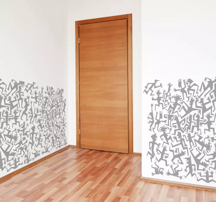 Vinil Padrão Figuras - TenStickers