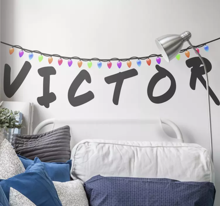 Vinil para casa Stranger Things Personalizável - TenStickers