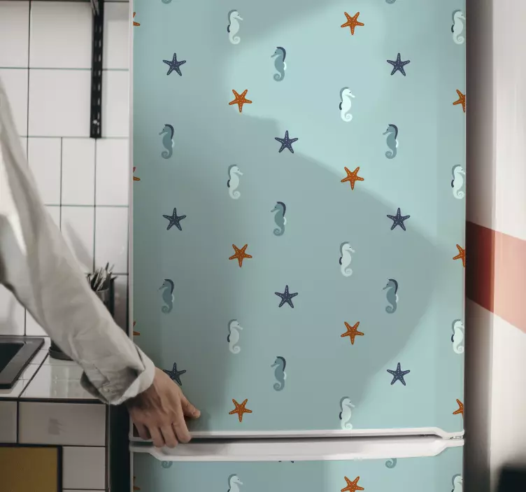 Autocolante para frigorífico Estilo marinho - TenStickers