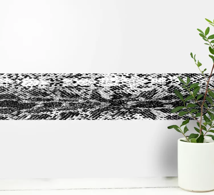 Autocolantes para hall de entrada Escamas de cobra - TenStickers