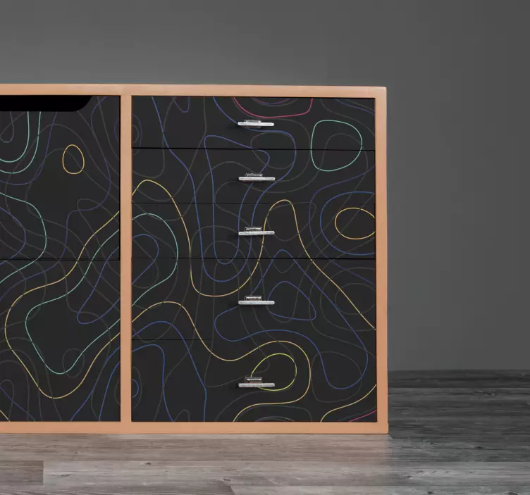 Autocolantes para móveis Formas multicoloridas - TenStickers