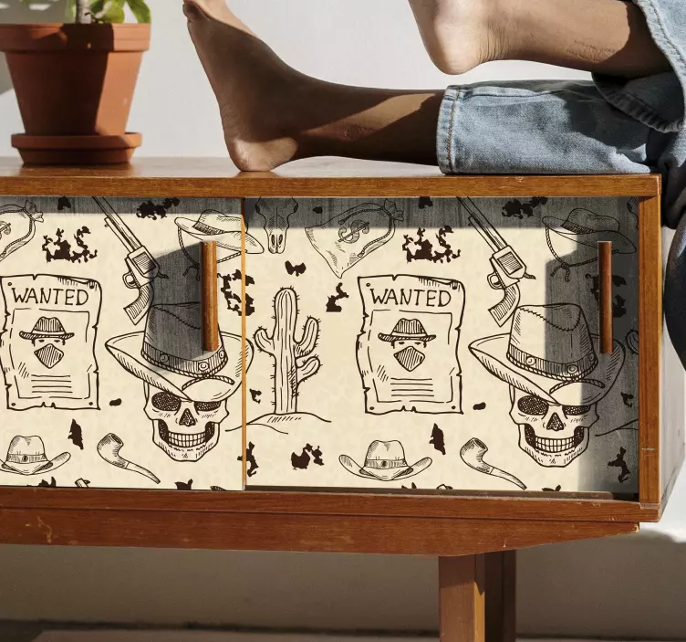 Autocolantes para móveis ícones ocidentais - TenStickers