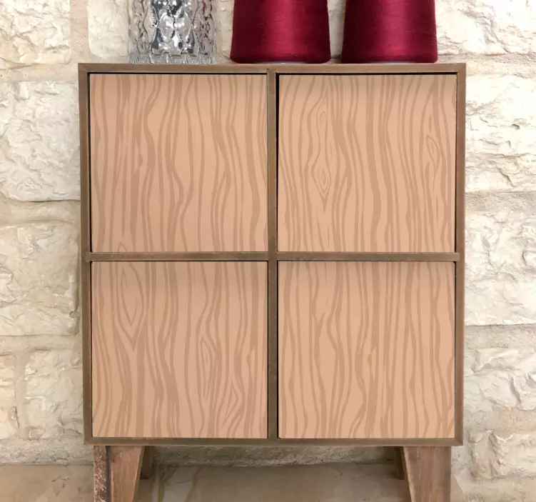 Autocolantes para móveis Luz natural do piso de madeira maciça - TenStickers