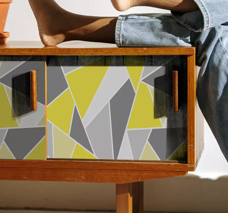 Autocolantes para móveis Pantone cinza e luminoso - TenStickers