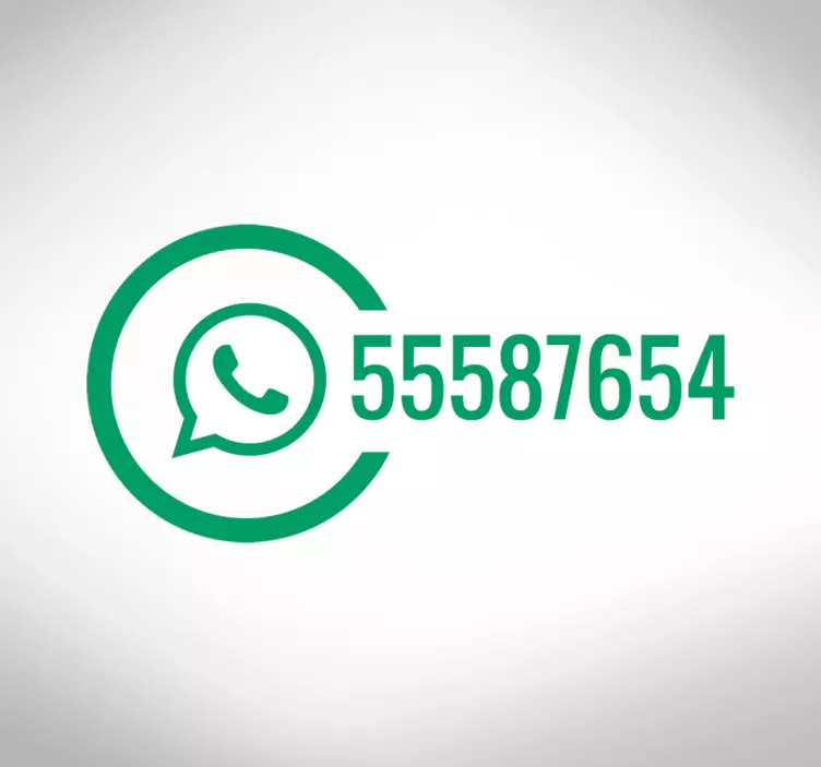 Vinil para negocios whatsapp - TenStickers