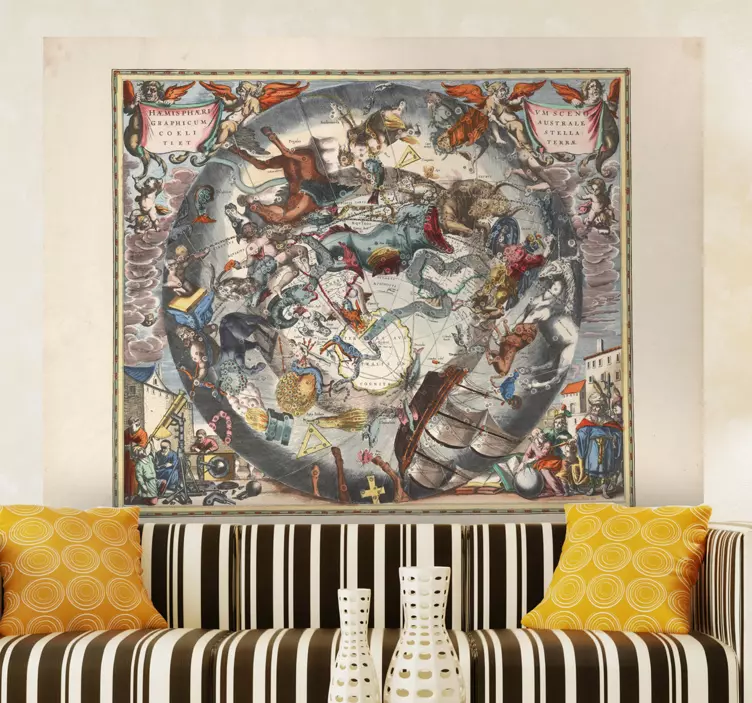 Vinil parede planeta antigo - TenStickers